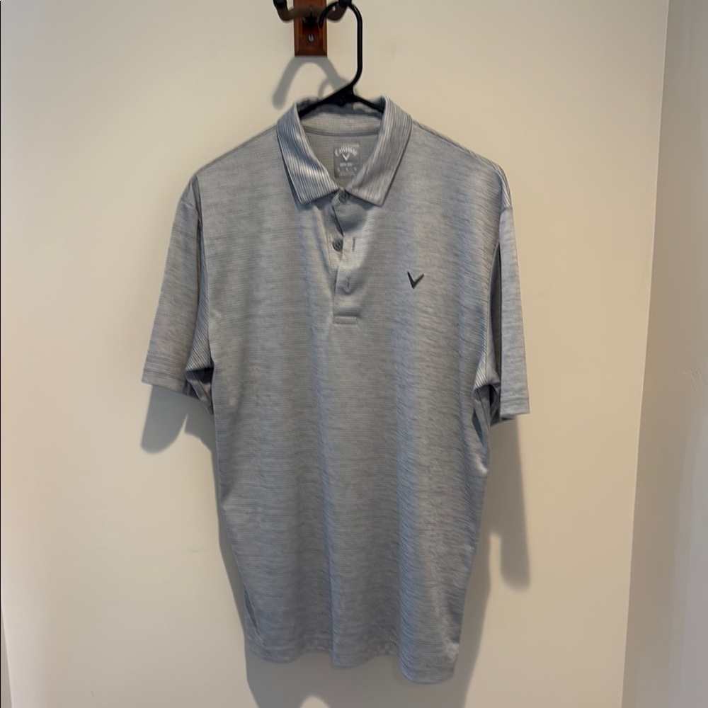 Callaway Gray Polo Classic Short Sleeve